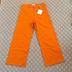 Pistola Orange Wide Leg Pants